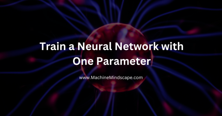 How to Train a Neural Network with One Parameter